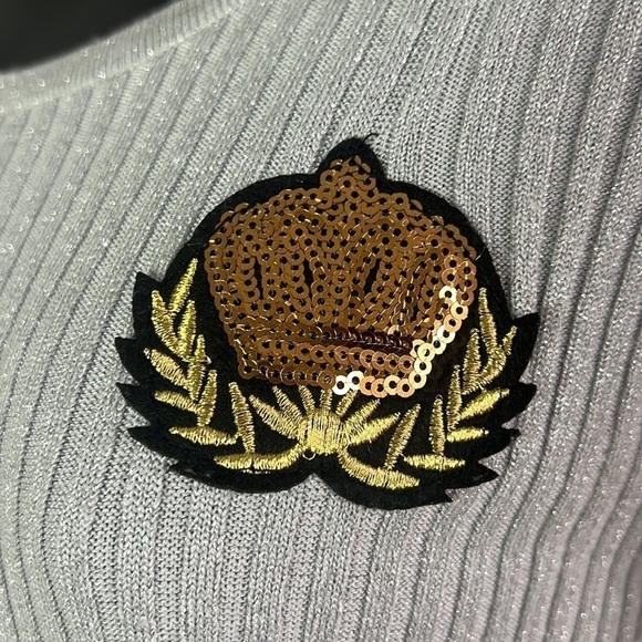 Luxestar Grey Womens Cable Knit Casual Pullover Sweater Size L/XL - Picture 6 of 13